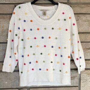 Colorful Polka Dot Women's Sweater
